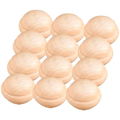 12 Unfinished Wood Blanks for Crafting - Wooden Craft DIY Handmade Home  Decor Kit - Unpainted Wood Blanks for Painting & Engraving - 12-Piece  Garden
