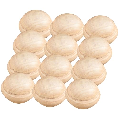 12 Unfinished Wood Blanks for Crafting - Wooden Craft DIY Handmade Home Decor Kit - Unpainted Wood Blanks for Painting & Engraving - 12-Piece Garden - WoodArtSupply