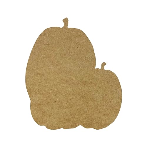 Three Pumpkins, Fall Shapes, Thanksgiving Crafts, Unfinished Cutout, Wooden Shape, Paintable Wooden MDF, Build-A-Cross Build-A-Cross