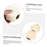 ARTIBETTER 2Pcs jewelry box necklace packing box child earring storage organizer jewelry dining table soap flower decorate wedding treasure chest for ARTIBETTER