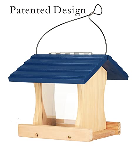 Alaskan Western Red Cedar Ranch DIY Bird Feeder Kit for Kids to Build -  Wood Birdhouse Building Kits with Hanging Rope, Paints and Brushes.  Longtime