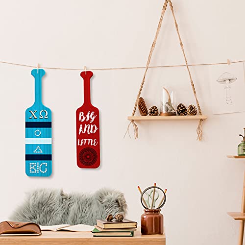 BATTIFE 2Pack 15 Inch Greek Fraternity Paddle, Unfinished Solid Pine Wood Paddles, Wooden Sorority Frat Paddle for Arts Crafts BATTIFE