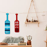 BATTIFE 2Pack 15 Inch Greek Fraternity Paddle, Unfinished Solid Pine Wood Paddles, Wooden Sorority Frat Paddle for Arts Crafts BATTIFE