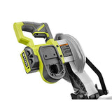 RYOBI 18-Volt ONE+ Cordless 7-1/4 in. Compound Miter Saw (Tool Only) with Blade (Renewed) Ryobi