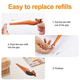 NULYDO 100% Handmade Wood Carved Animal Gel Pen | Horse, Cute Stationary School Supply Office Supply, Fun Pen Novelty Writing Pen, Unique Gift Pen NULYDO