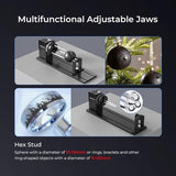Officical Creality Rotary Roller Pro, Laser Engraver Accessories 3-in-1 Kit for Creality Falcon and 95% of Other Engraving Machines, Jaw Chuck for SainSmart