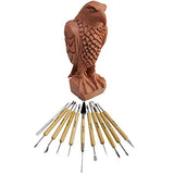 Mont Marte Clay Tool Set, 11 Piece. Selection of Clay Tools to Create Texture, Smooth, Cut and Carve Clay. Suitable for Use with Polymer, Earthenware MONT MARTE