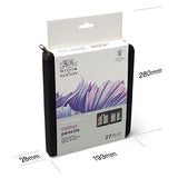Winsor & Newton Studio Collection, 27 Piece Colour Pencil Wallet, Multi Winsor & Newton