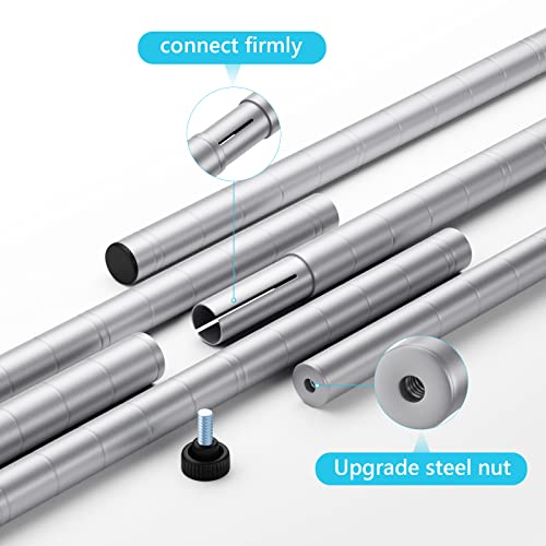 SINGAYE 5 Tier Storage Rack Wire Shelving Unit Storage Shelves Metal for Pantry Closet Kitchen Laundry 660Lbs Capacity 23.6" L x 14" W x 59.1" H SINGAYE