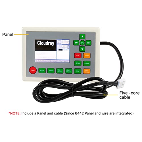 Cloudray Ruida 6442S Panel for 6442S 6442G Controller CO2 Laser Engraver and Cutting Machine - WoodArtSupply