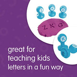 Colorations Alphabet Dough Stampers Set, Uppercase Letters – Set of 26 Letter Stamps, Fun ABC Learning Tool for Toddlers, Ideal for Classroom and Colorations