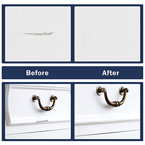 LANBEIDE Refillable Touch Up Paint Pens, 3Pcs Paint Brush Pens for Walls Repair, Furniture Repair Kit for Drywall, Wood Floors, Cabinets, Windows, LANBEIDE