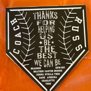 Unfinished Wood Home Plate Baseball Softball Diamond Base Silhouette - Craft- up to 24" DIY 12" / 1/8" 24 Hour Crafts