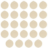 Package of 24 Unfinished Round Wood Christmas Ornaments - Ready to Be Painted and Decorated Factory Direct Craft