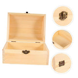 ABOOFAN Wood Display Case Unfinished Wood Crates ABOOFAN