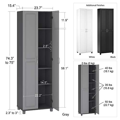 SystemBuild Kendall 24" Cabinet in White