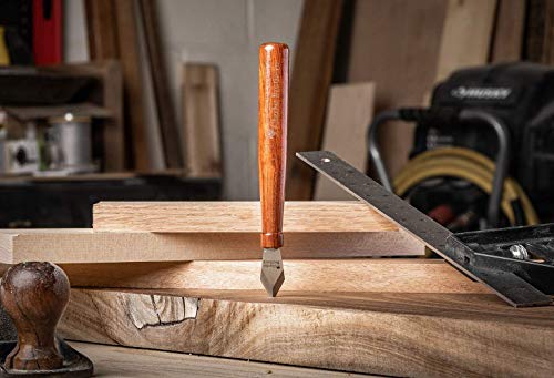 Clarke Brothers Marking Knife and Real Leather sheath – Wood Marking Gauge – Premium Woodworking Tool with High Carbon Steel Blade – Quality with Clarke Brothers