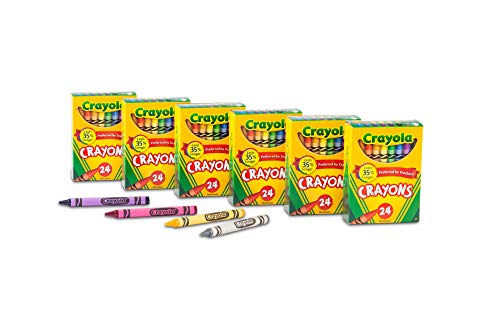 Crayola Crayons School & Art Supplies Bulk 6 Pack of 24Count