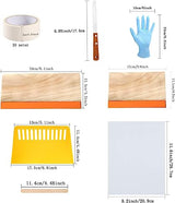 Caydo 23 Pieces Screen Printing Starter kit Include 3 Different Size of Wood Silk Screen Printing Frame with Mesh, Screen Printing Squeegees, Inkjet Caydo