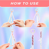 PP OPOUNT Glitter/Laser/Glow/Normal Lanyard String for Crafts, 24 Rolls Plastic Lacing String, Gimp Bracelet Making Kit for DIY Bracelets, Key PP OPOUNT