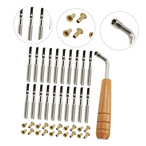SUPVOX Omnichord 1 Set combination wrenches lyre peg lyre tuning peg lyre tuning pin lyre harp tuning Wood Lyre Harp Part Zither Pin Fixing for Harp SUPVOX