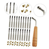 SUPVOX Omnichord 1 Set combination wrenches lyre peg lyre tuning peg lyre tuning pin lyre harp tuning Wood Lyre Harp Part Zither Pin Fixing for Harp SUPVOX