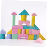 VICASKY 1 Set Macaron Building Blocks Interactive Games Child Development Creative Toy Game for Kids Toy for Kids New Year Gift Kid Toy Child Play VICASKY