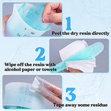 LET'S RESIN Silicone Measuring Cups, 450ml Accurate 2 Scales & 100ml Durable Measuring Cups, Epoxy Mixing Cup,Silicone Stirring Sticks, Easy Clean LET'S RESIN