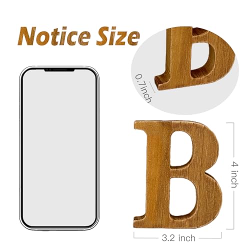 Small Wood Baby Letters for Rustic Baby Shower Decorations Gender Neutral Baby Shower Centerpiece Decor Gender Reveal Party Supplies Unidemo