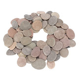 [About 95 PCS - 100 PCS](18 Pounds) Painting Rocks,River Rocks,2.2"-3.5" Craft Rocks,Flat Rocks,DIY Stones,Smooth Rocks,Rock Painting,Rocks for Arts CFKJ