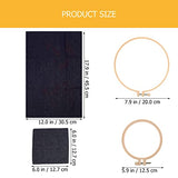 DECHOUS 1 Set Tea Cushion Diy Flower Cross Kits Unfinished Embroidery Coaster Punch Flower Embroidery Homemade Ornament Kits Table Coasters for DECHOUS