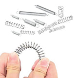 Ruibapa 200PCS Spring Assortment Kit Zinc Plated Extension and Compression Springs Kit Include Assorted Size Small Springs for Home Repairs & DIY Ruibapa