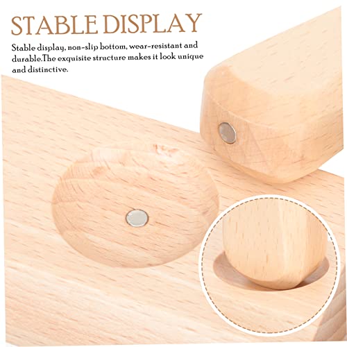 Yardenfun 2pcs Christian Cross Stand up Cross Desktop Cross Decorations Crucifix Handheld Cross Jesus Cross Charms Wooden Cross Ornament Wood Cross Yardenfun