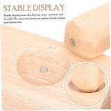 Yardenfun 2pcs Christian Cross Stand up Cross Desktop Cross Decorations Crucifix Handheld Cross Jesus Cross Charms Wooden Cross Ornament Wood Cross Yardenfun