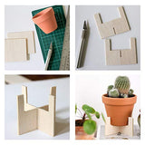 CRAFTIFF Balsa Wood Sheets Unfinished Thin Wood Pieces for Crafts 1/16 Thick 12"x4" - Pack of 6 (12"x4", Pack of 6) Craftiff