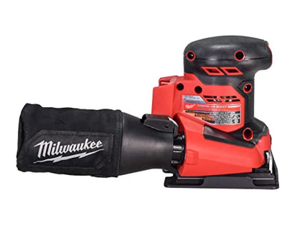 Milwaukee 2649-20 M18 18V Lithium-Ion Cordless 1/4 in. Sheet Orbital Sander (Tool-Only) - WoodArtSupply