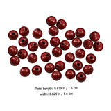 Tofficu 400 Pcs Solid Wood Beading DIY Jewelry Beads Natural Wood Beads Wood Loose Beads Macrame Making Beads DIY Loose Beads Unfinished Wood Beads Tofficu
