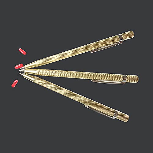 VebaCidi Scribe Tool, 2 Pieces Tungsten Carbide Tip Scriber, Engraved Pen for Tile/Glass/Wood/Ceramics/Metal/Gold/Welding VebaCidi