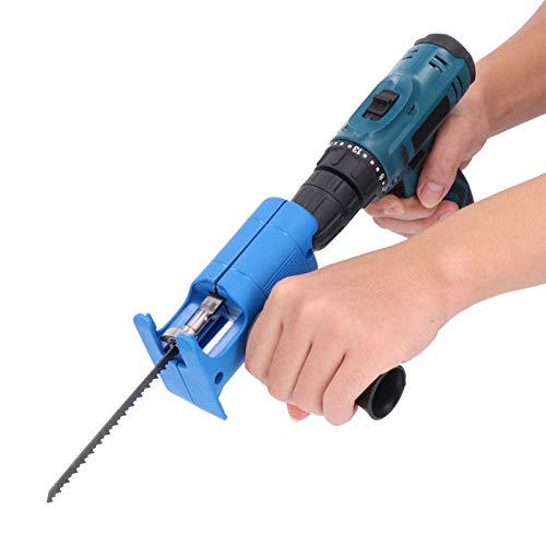 Electric Drill Reciprocating Saw Adapter, Portable Drill to Reciprocating Saw Conversion Kit, Ergonomic Handle Reciprocating Saw Adapter Set Jig for Yosoo Health Gear