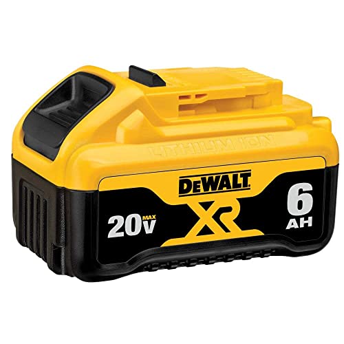 DEWALT 20V MAX Battery, Premium 6.0Ah (DCB206) DEWALT