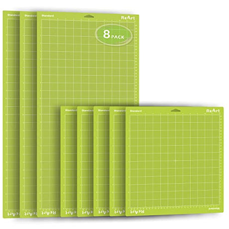 ReArt Cutting Mat - Standard 12x24 Inch 3 Packs and 12x12 Inch 5 Packs ReArt