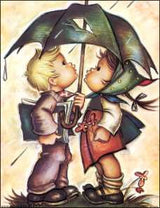 Honey Buns Under The Umbrilla Paper Tole 3D Decoupage Craft Kit Size 6x8 51312 Paper Tole Supply Center