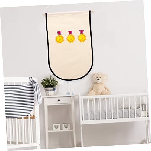 COHEALI Medal Display Hanging Flag enamel pin belt holder brooch wall banner karate belt pin banner pin display blank banners flag unfinished cotton COHEALI