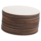 Tofficu 20pcs DIY Graffiti Wood Chips Christmas Decor Wooden Plate Decoupage Paper Round Cutout Tiles Unfinished Wood Circles Unfinished Wooden Board Tofficu