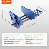 VEVOR Woodworking Vise, 13 inch Woodworking Bench Vise, Heavy-duty Cast Iron Vice for Workbench 10.6" Jaw Width, with Quick Release Lever for VEVOR