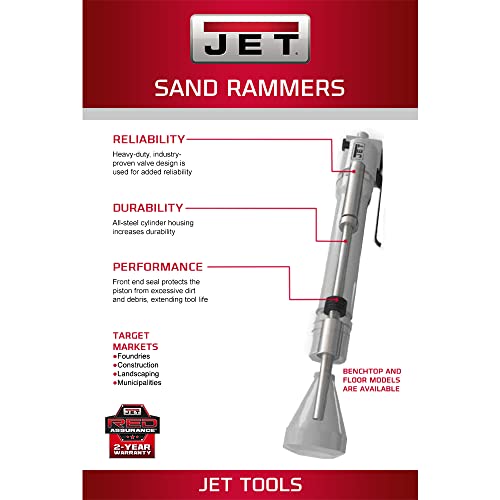 JET JCT-1601 Benchtop Pneumatic Sand Rammer (550601) - WoodArtSupply