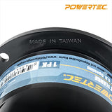 POWERTEC 70298 Dust Port Inlet Flange, 2.5-Inch OD Opening for Flexible Hose POWERTEC