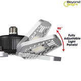 Ontel Beyond Bright LED Ultra-Bright Garage Light - 3 Adjustable Panels, Energy Efficient, Easy to Install, Durable and Long-Lasting Light for Ontel