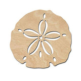 Sand Dollar Wooden Cutouts for crafts, Laser Cut Wood Shapes 5mm thick Baltic Birch Wood, Multiple Sizes Available Elliefont Styles