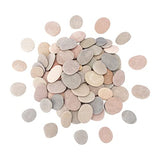 [About 97 PCS - 102 PCS](18.2 Pounds) Painting Rocks,2.26"-3.49" River Rocks,Flat Stones,Craft Rocks,DIY Rocks CFKJ
